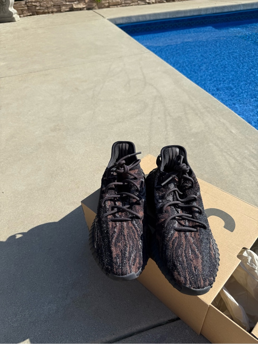 Men’s adidas Yeezy Boost 350 V2 Black and Brown Sneakers